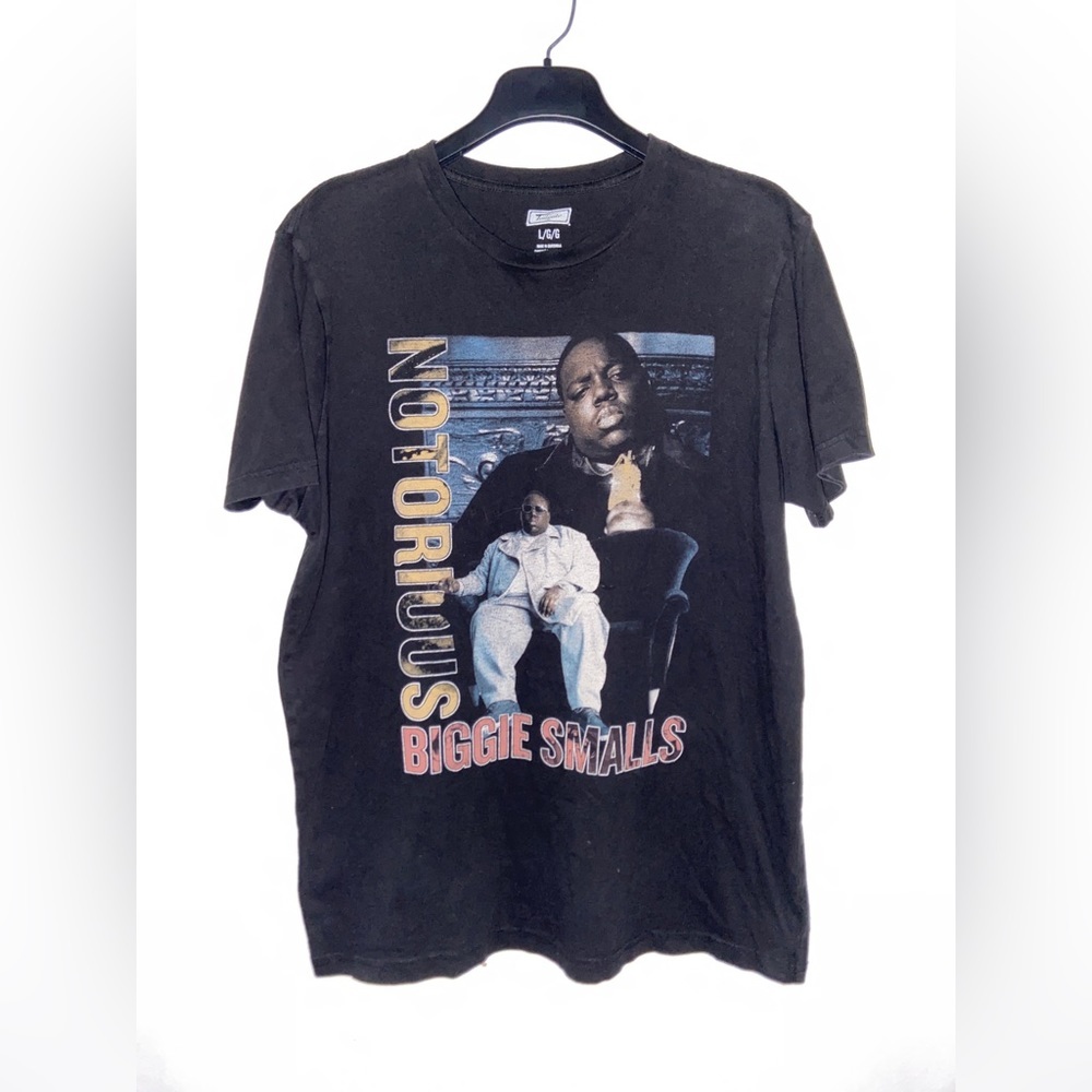 Notorious Big Biggie Smalls Rap Tee L 1/1 Merch U… - image 5